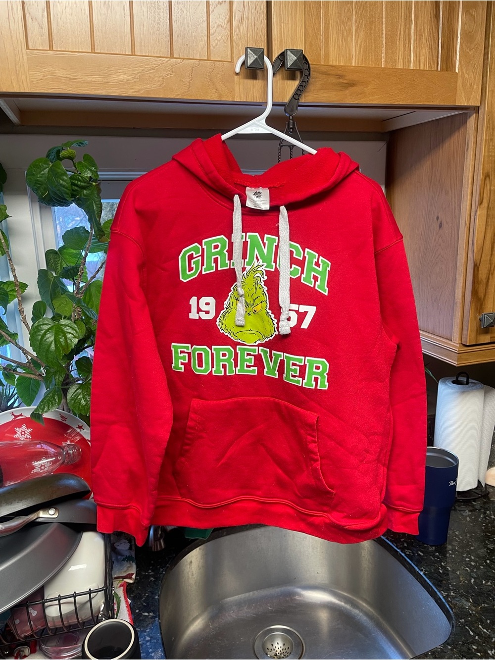 Grinch Forever Red Hoodie Sweatshirt